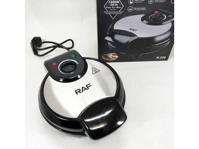 Вафельниця електрична RAF R.220, 1200 Вт з антипригарним покриттям - Фото 3