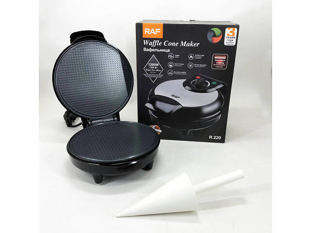 Вафельниця електрична RAF R.220, 1200 Вт з антипригарним покриттям - Фото 6