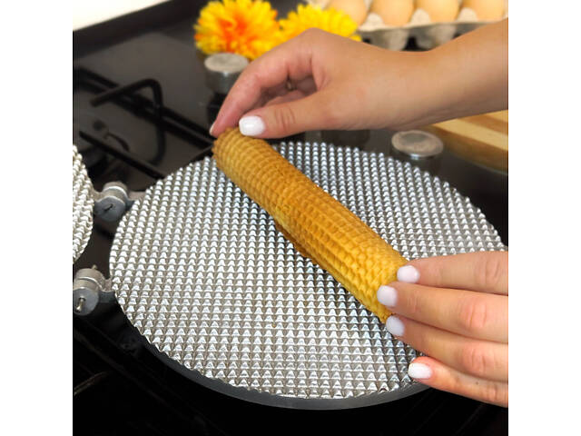 Вафельниця пірамідка форма для випічки вафельних коржів для тортових вафель на плиті Ø 18 см зі знімними ручками - Фото 9