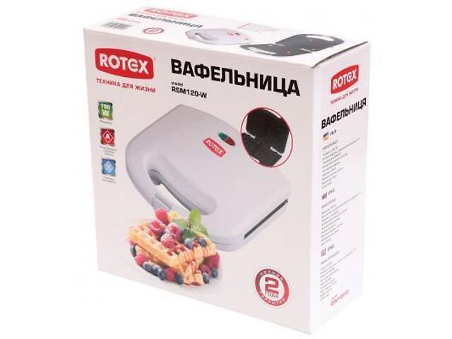 Вафельниця Rotex RSM120-W - Фото 4