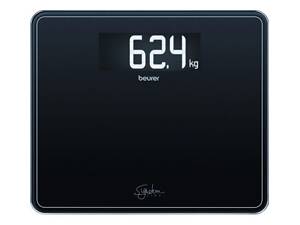 Весы напольные Beurer, 200кг, толщина 8мм, большой дисплей, 3хААА в комплекте, стекло, черный (GS_410_SIGNATURE_LINE_BL)