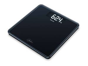 Весы напольные Beurer, 200кг, большой дисплей, АААx3 в комплекте, закаленное стекло, черный (GS_400_LINE_BLACK)