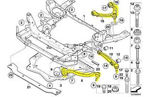 Рычаг передний правый BMW X5 E70 (2010-2013) рестайл, 31126863786