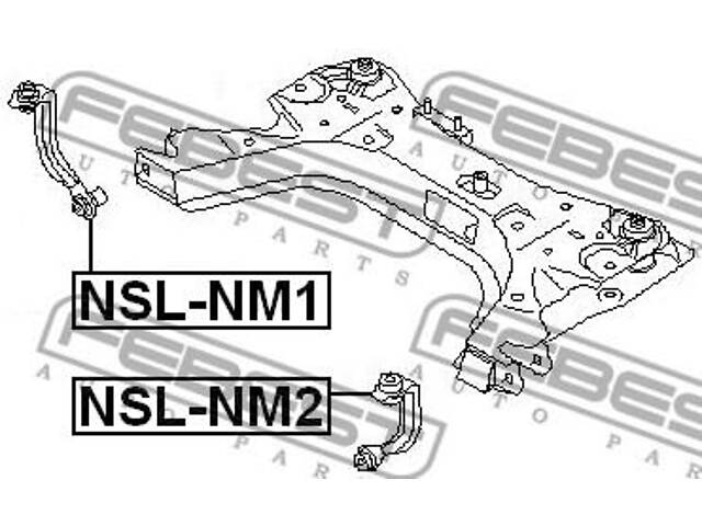 Важіль підвіски (тяга) NISSAN NV200 / NISSAN TIIDA (C12) 2001-2014 г.