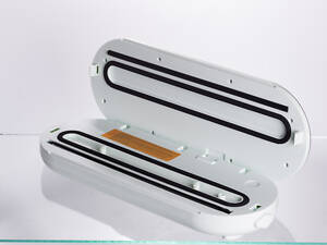 Вакууматор побутовий для сухих та вологих продуктів 90 Вт сенсорний вакуумний пакувальник + 10 пакетів HP-11-16GR