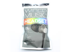 Вакуумные наушники-гарнитура Remax RM-512 с микрофоном