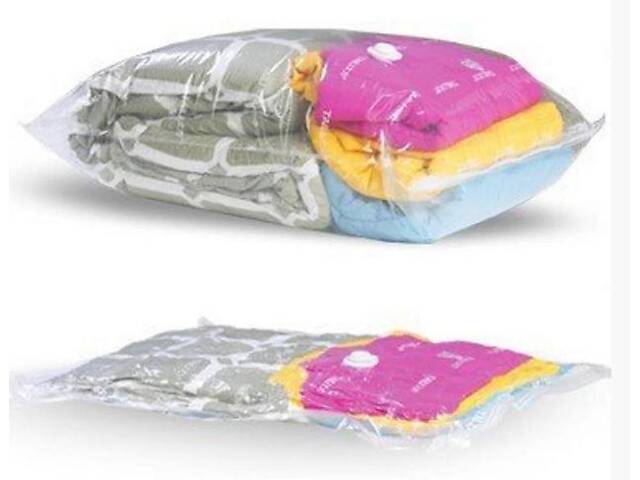 Вакуумні пакети для зберігання одягу 70х100см - Фото 2