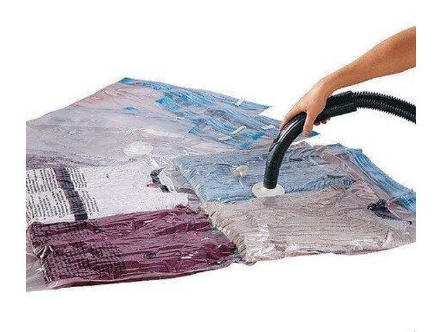 Вакуумна упаковка для зберігання одягу 80х110 см. - Фото 2