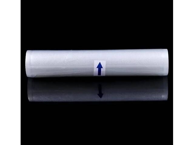 Вакуумний пакет у рулоні для пакування продуктів, 30 см × 5 м, 80 мкм, прозорий. - Фото 3