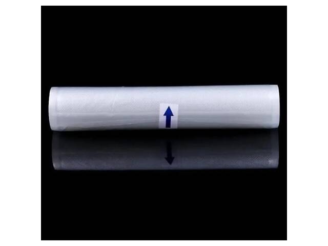 Вакуумний пакет у рулоні для пакування продуктів, 25 см * 5 м, 80 мкм, прозорий - Фото 2