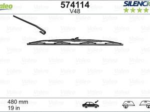 VALEO 574114 Щетка стеклоочистителя (480мм) Daewoo Lanos/Nubira/Chevrolet Lacetti 97-