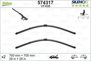 VALEO 574317 Щітки склоочисника (700/700mm) MB S-class (W220/W221) 98-13/Citroen C6/Peugeot 407 04-12