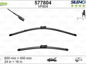 VALEO 577804 Щітки склоочисника (600/400mm) Skoda Fabia14-