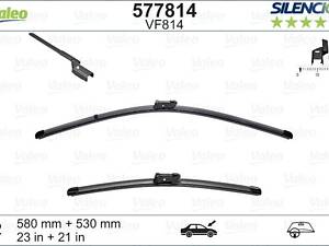 VALEO 577814 Щетки стеклоочистителя (580/530mm) Land Rover Range Rover 2.0D 11-19