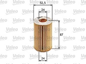 VALEO 586512 Фільтр масляний Renault Kangoo 1.2 97-