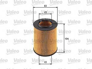 Valeo 586527. Масляний фільтр (патрон)