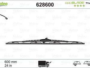 VALEO 628600 Щетка стеклоочистителя (600mm) Iveco Daily/Renault Master 80-98