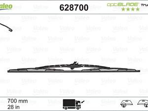 VALEO 628700 Щетка стеклоочистителя (700мм) Ford/Man/MB/Renault Trucks/Scania 70-