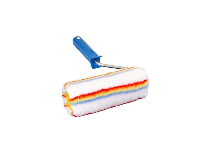 Валик малярський MASTERTOOL Tetracolor фасадний 58/180/18 мм Ø 8 мм з ручкою 92-5805-P Валик малярський MASTERTOOL Tetracolor фасадний 58/180/18 мм Ø 8 мм з ручкою 92-5805-P
