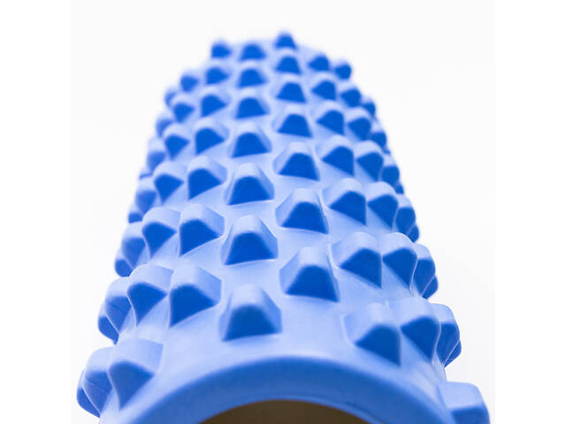 Валик (рол) для фітнесу SNS 45х12см LY1-45 синій - Фото 2