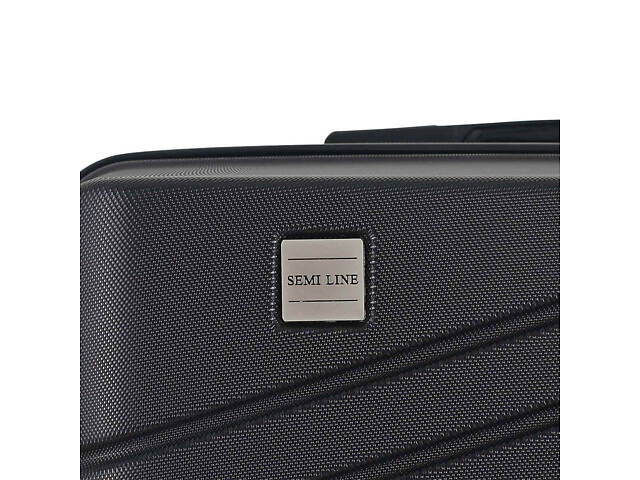 Валіза Semi Line 24' (M) Black (T5789-2) - Фото 6