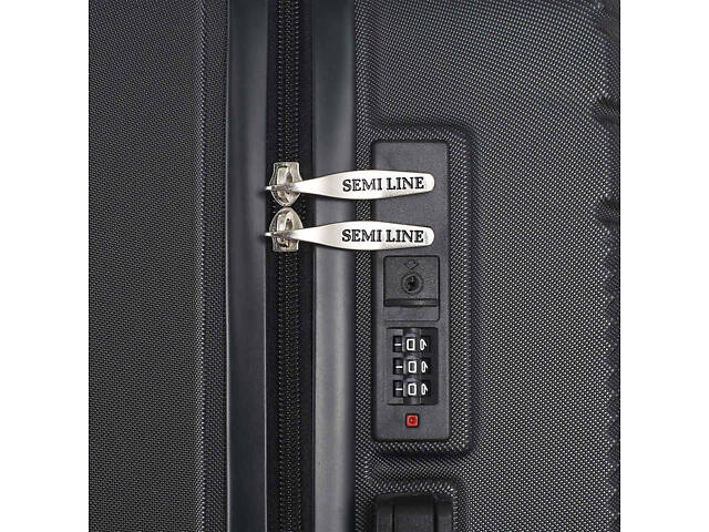 Валіза Semi Line 24' (M) Black (T5789-2) - Фото 9