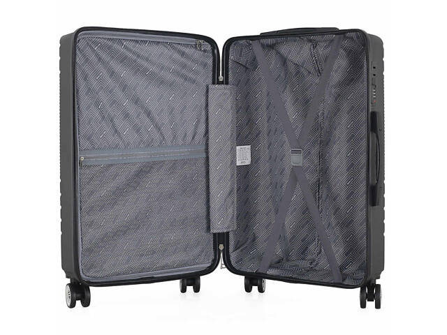 Валіза Semi Line 24' (M) Black (T5789-2) - Фото 5