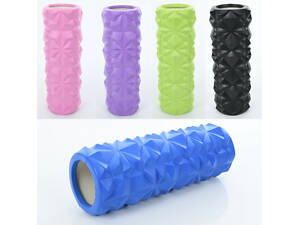 Валік масажний для йоги MS-4123 33х11 см