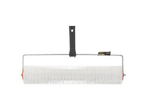 Валик голковий аераційний для наливної підлоги 80×400мм з ручкою (рамкоподібна) біла голка SIGMA (8313611)