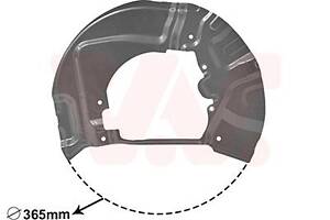 VAN WEZEL 0655372 Защита тормозного диска (переднего) (R) BMW 5 (E60/E61) 04-10