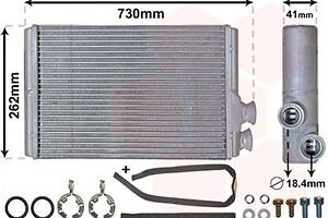 VAN WEZEL 09006305 Радиатор печки Citroen C5/C6 05-