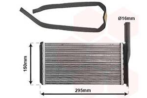 VAN WEZEL 18006098 Радиатор печки Escort V-VI/Scorpio I-II/Sierra II 85-98