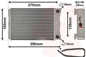 VAN WEZEL 30006312 Радиатор печки MB C-class (W203) 00-07