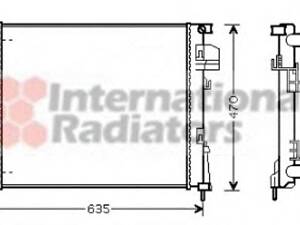 VAN WEZEL 43 00 2327. Радиатор охлаждения