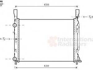 VAN WEZEL 43002469. Радіатор охолодження