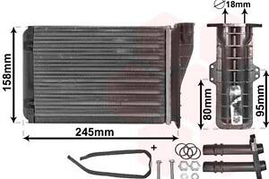 VAN WEZEL 43006249 Радіатор пічки Renault Espace 96-02