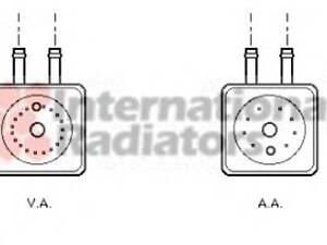 VAN WEZEL 58003148. Радіатор оливи