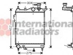 VAN WEZEL 82002099. Радіатор охолодження