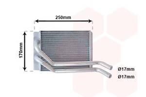 VAN WEZEL 82006118 Радиатор печки Hyundai Santa Fe 2.0-2.7 01-06