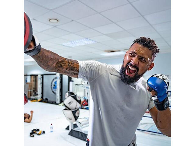 Рукавиці для ММА (Греплінгові рукавички) RDX T6 Plus Rex Blue M - Фото 7