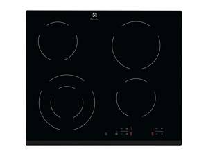 Варильна поверхня Electrolux електрична склокерамічна, 60см, чорний (EHF6241FOK)