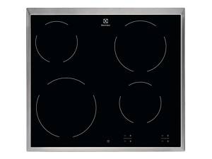 Варильна поверхня Electrolux електрична склокерамічна, 60см, чорний (EHF6240XXK)