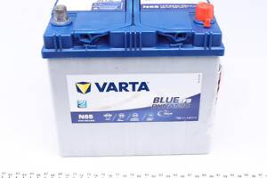 VARTA 565501065 D842 Акумуляторна батарея 65Ah/650A (232x173x225/+R/B00) (Start-Stop EFB) Blue Dynamic N65 Азія