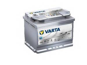 VARTA SILVER DYNAMIC AGM 60Ah, EN 680, правый + 242x175x190 (ДхШхВ) START-STOP | 6СТ-60 АзЕ (D52) VARTA 560901068 на KIA