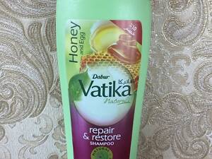 Ватика Vatika шампунь 'Исправление и восстановление' экстракт мёда и яичного протеина 360 мл Египет