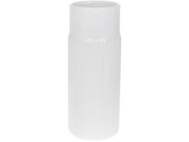 Ваза 12.5x12.5x32см White Patterns of love Bona DP118486 - Фото 1