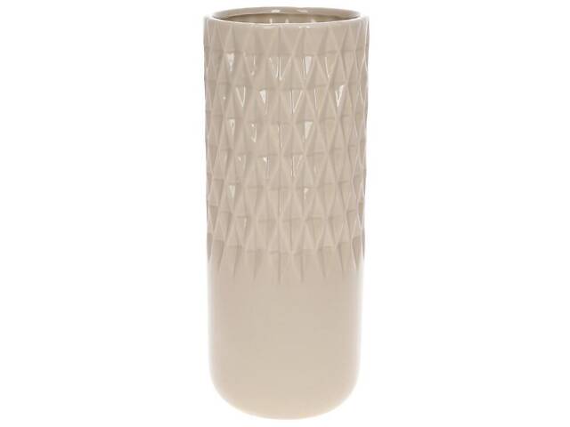 Ваза 12x12x31см Cream Patterns of love Bona DP118481 - Фото 1