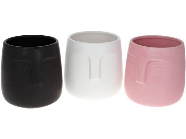 Ваза 14х14х14см Pink Риси обличчя Bona DP118493 - Фото 2