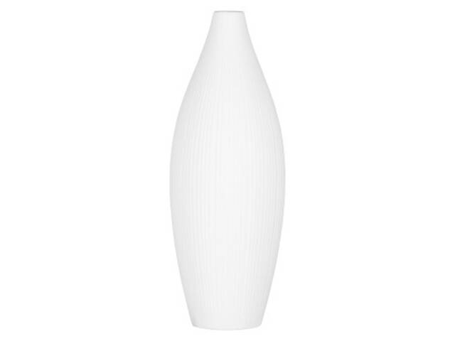 Ваза Ardesto Siena, 7х23см, порцеляна, білий (AR3806W) - Фото 1