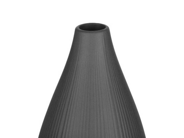 Ваза Ardesto Siena, 7х23см, порцеляна, сірий (AR3806B) - Фото 3